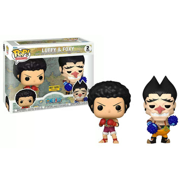 Funko One Piece POP! Animation Luffy & Foxy Vinyl Figure 2-Pack
