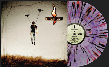 Flyleaf - "Flyleaf" - Limited to 300 - Clear/Purple Marble w/ Orange, Pink & Black Splatter