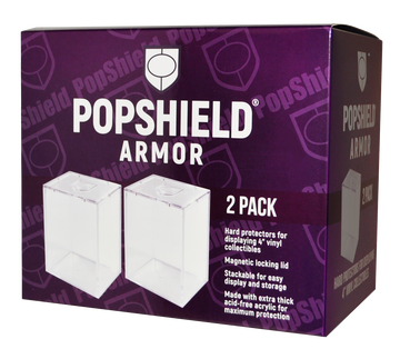 Official PopShield Armor Hard Protectors 2-pack - Stackable with Magnetic Lid