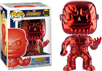 Avengers Infinity War Funko Pop! Thanos (Red Chrome) #289