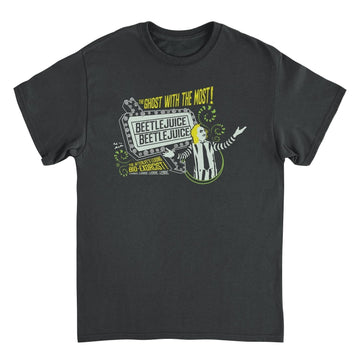 Beetlejuice The Ghost with the Most black t-shirt