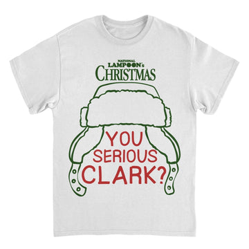 National Lampoon's Christmas Vacation you Serious Clark White T-Shirt