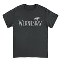 Wednesday Logo Gray Black T-Shirt