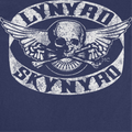 Lynyrd Skynyrd Skull White Navy T-Shirt, view 2