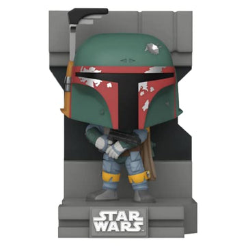 Funko Pop! Deluxe: Star Wars Bounty Hunters Collection - Boba Fett Metallic Exclusive