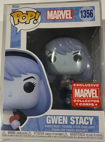 Funko Pop! Marvel: Spider-Man Blue Gwen Stacy #1356 (Collector Corps) with Case