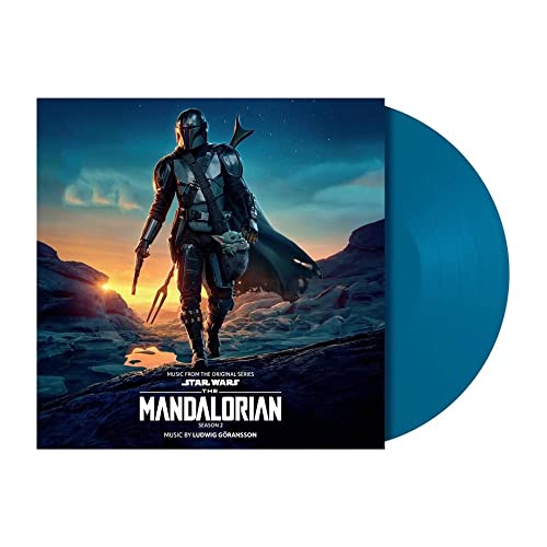 The Mandalorian Season 2 Soundtrack Limited Edition Blue Vinyl LP with Poster