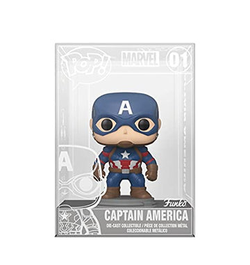 Funko Pop! Marvel Die-Cast: Captain America #01