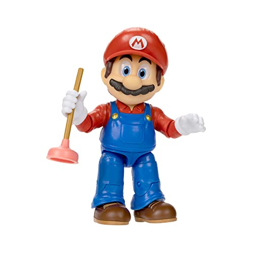 The Super Mario Bros. Movie 5" Toad Figure with Frying Pan