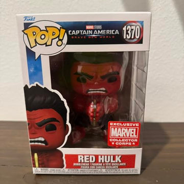 Funko Pop! Marvel: Captain America Brave New World - Red Hulk #1370 (Collector Corps Exclusive)