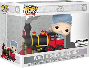 Funko Pop! Train: Disney 100 - Walt Disney on Engine Amazon Exclusive