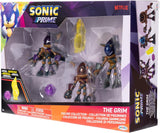 Sonic Prime 2.5-inch Action Figures The Grim Themed 5 Pieces: Sonic Trooper, Knuckles Trooper, Rouge Trooper, Yellow Shard and Purple Shard. Ages 3+ (Officially Licensed by Sega and Netflix)