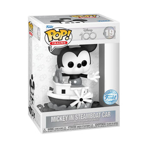 Disney 100th - Funko POP! Trains - Mickey in Steamboat Car