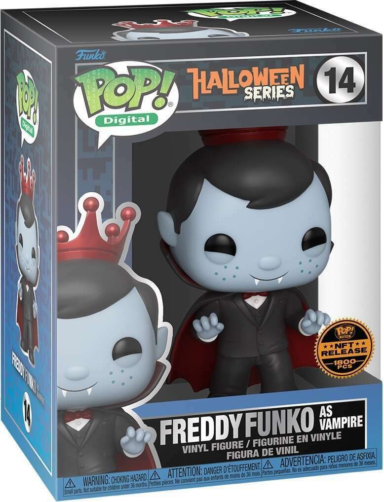 Funko POP! - Freddy Funko as Vampire ROYALTY Digital NFT Release Hallo