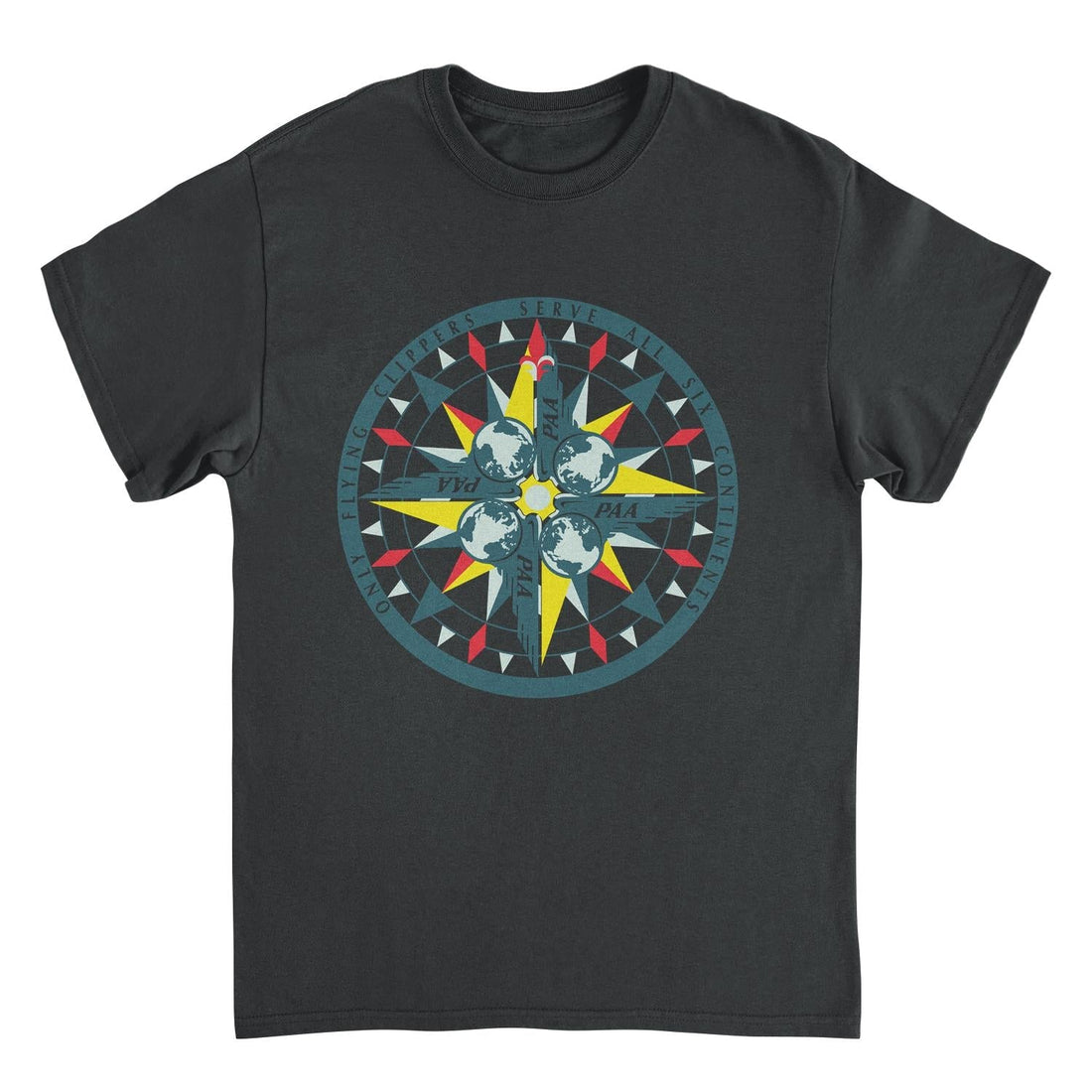 Pan Am Only Flying Clippers Black T-Shirt