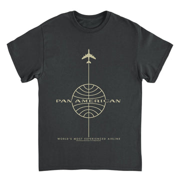 Pan Am Worlds Most Experienced Airline Black T-Shirt