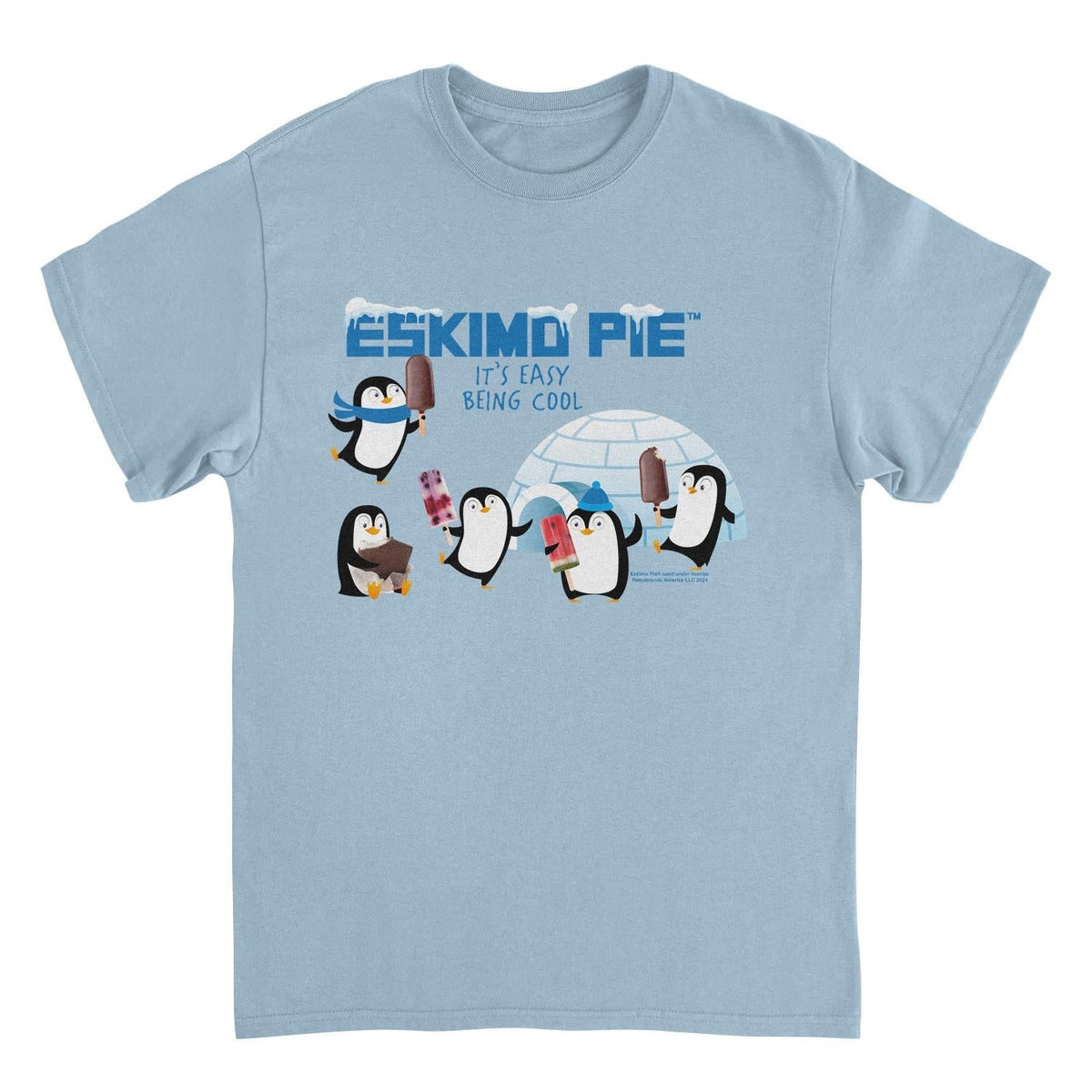 Eskimo Pie It's Easy Being Cool Retro Light Blue T-Shirt