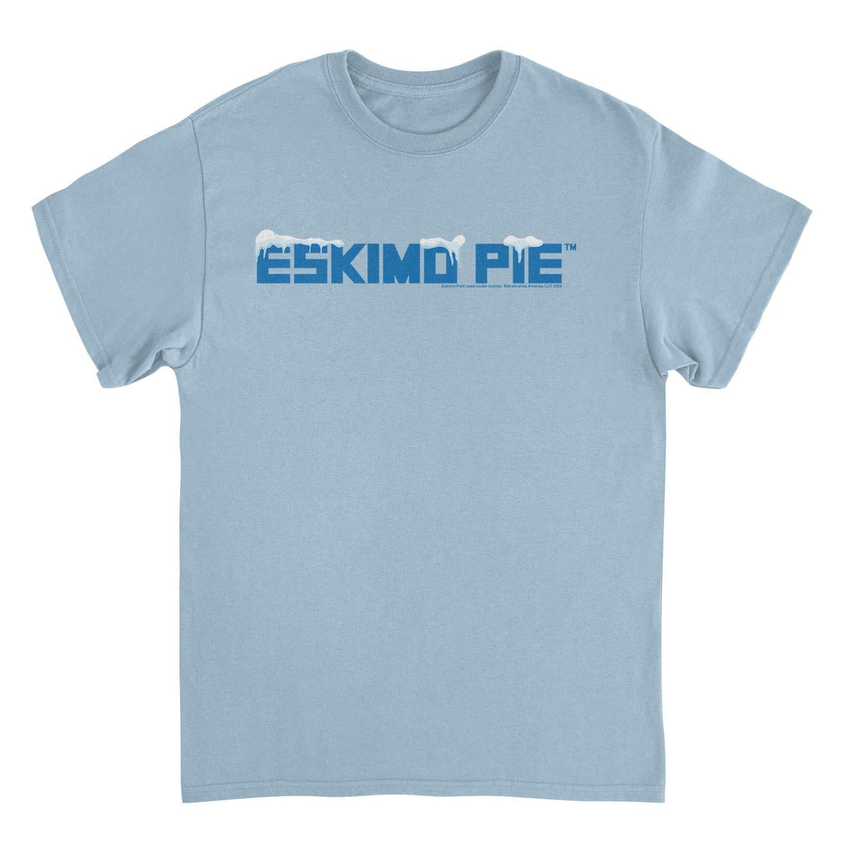 Eskimo Pie Retro Ice Cream Bar Logo Light Blue T-Shirt