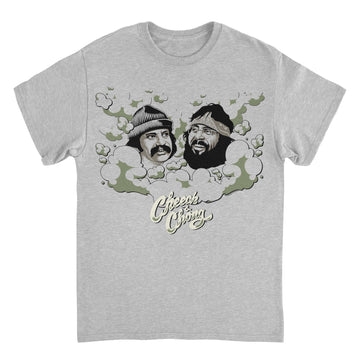 Cheech & Chong Faces Smoke Cloud T-Shirt