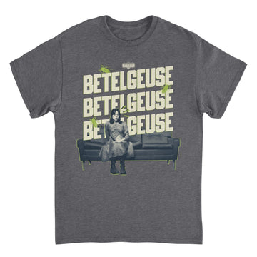 Beetlejuice Say It 3 Times Dark Heather T-Shirt