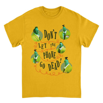 Beetlejuice Don't Let the Phone Go Dead Gold T-Shirt