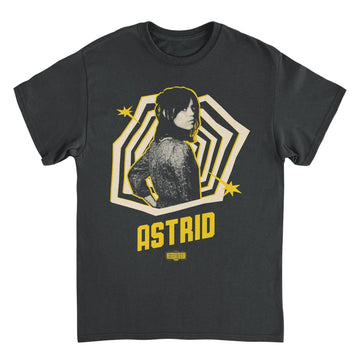 Beetlejuice Astrid Pose Transparent Black T-Shirt