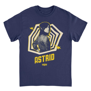 Beetlejuice Astrid Pose Transparent Navy T-Shirt