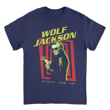 Beetlejuice Wolf Jackson Navy T-Shirt