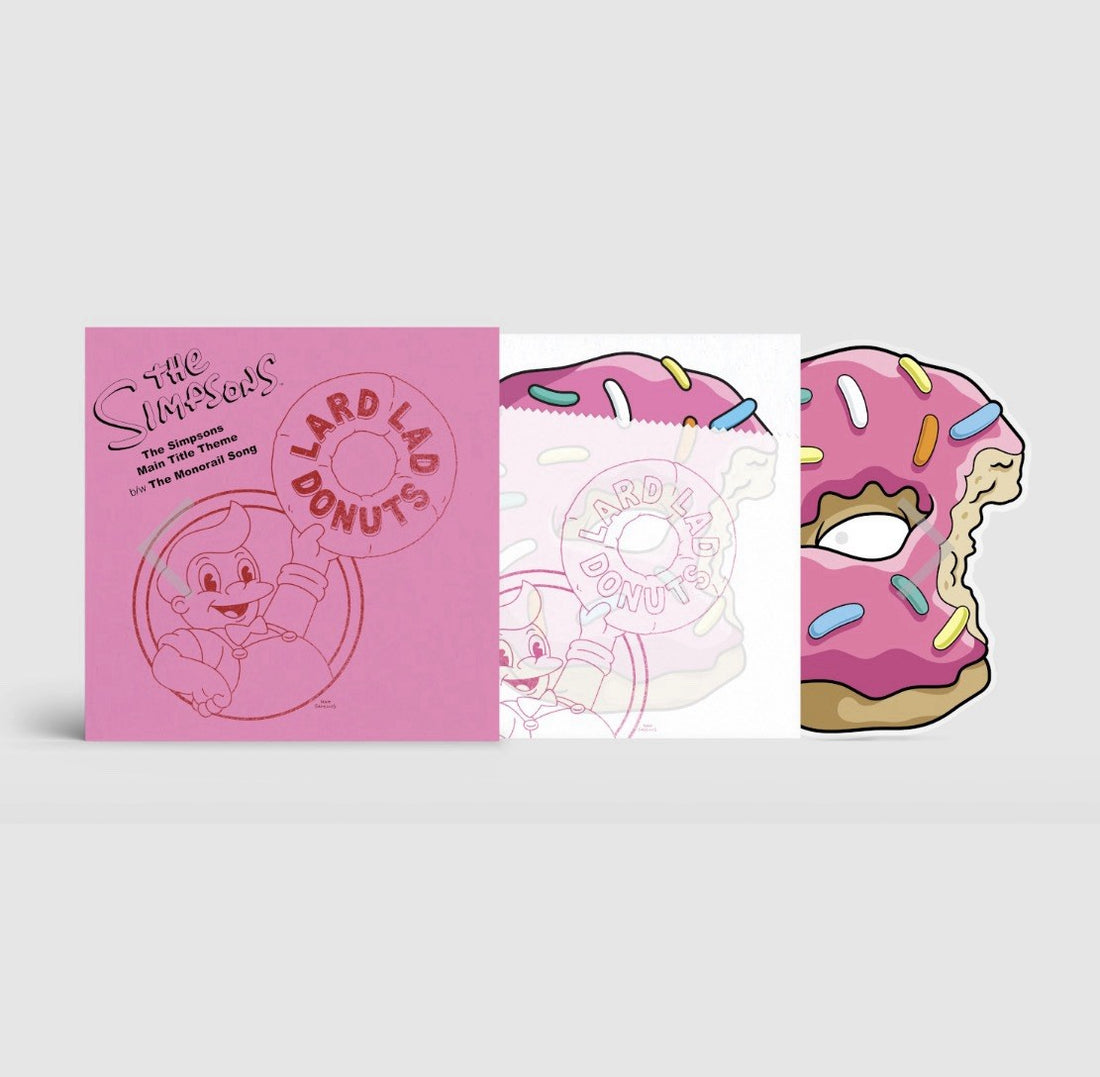 The Simpsons 10-Inch Donut Shaped Die-Cut Vinyl Record