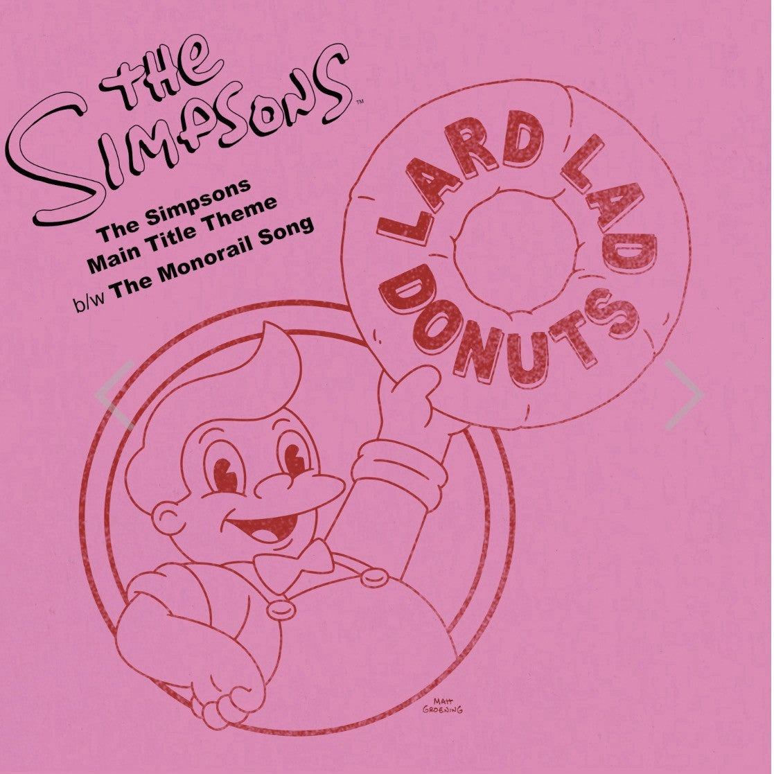 The Simpsons 10-Inch Donut Shaped Die-Cut Vinyl Record