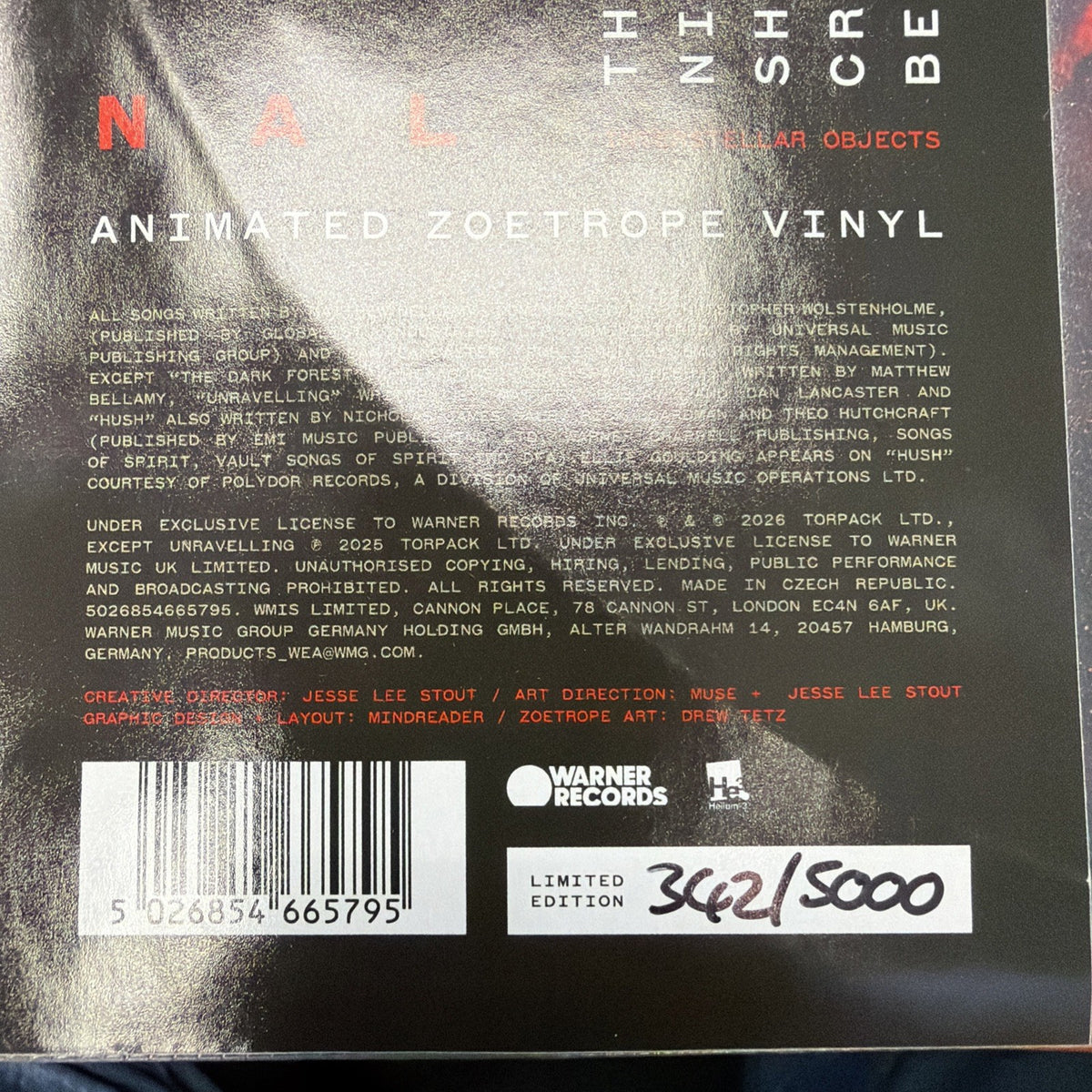 Muse The Wow! Signal Zoetrope Vinyl