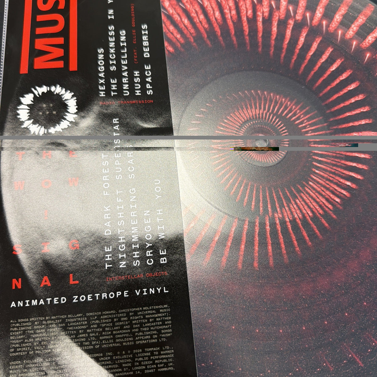 Muse The Wow! Signal Zoetrope Vinyl