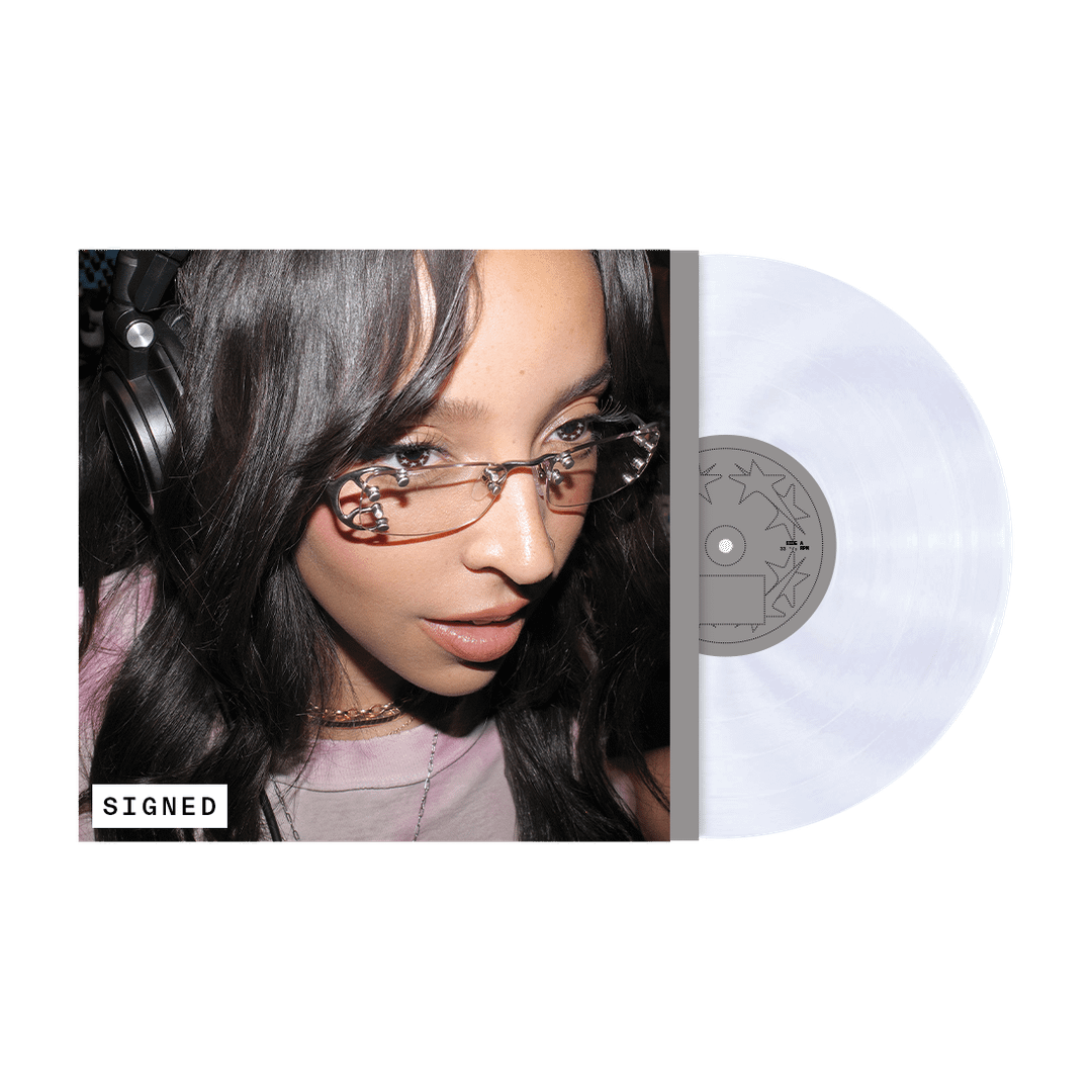 Tinashe Popstar signed Starry Eyes transparent vinyl LP with autographed insert