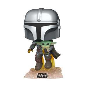 Funko Pop! Star Wars: The Mandalorian - Mando Flying w/Jet Pack