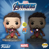 Funko Pop! Avengers Endgame: I Am Iron Man Glow-in-The-Dark Deluxe Vinyl Figure, Multicolored