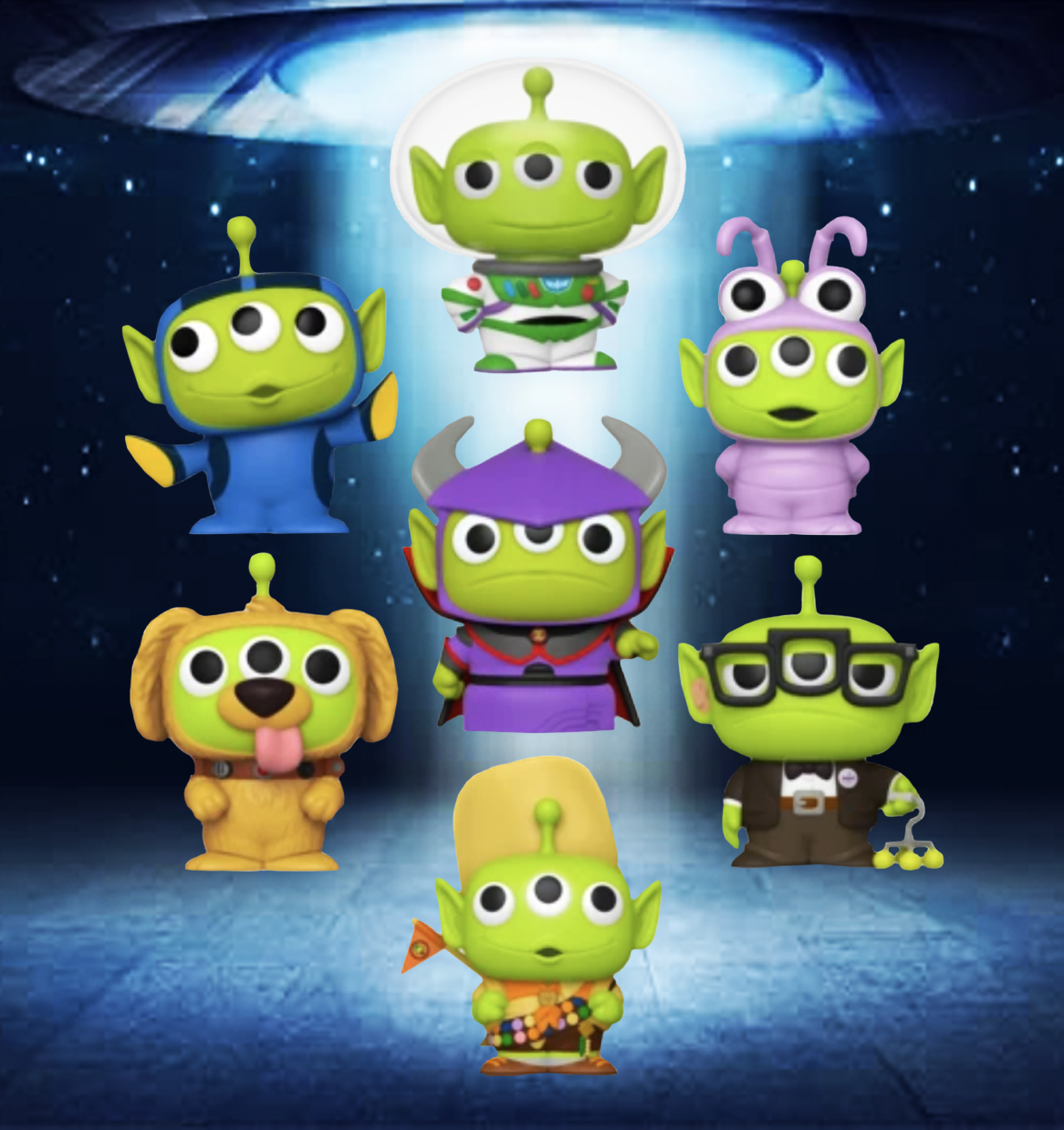 Alien Remix Funko Pop! Complete Set of 7 (Pre-Order)