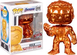 Avengers Endgame Funko Pop! Hulk (Infinity Gauntlet) (Orange Chrome) #499