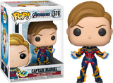 Avengers Endgame Funko Pop! Captain Marvel (New Hair) (Charged Up) #576