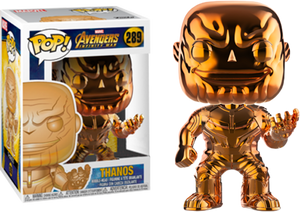 Avengers Infinity War Funko Pop! Thanos (Orange Chrome) #289