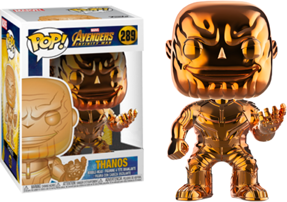 Avengers Infinity War Funko Pop! Thanos (Orange Chrome) #289