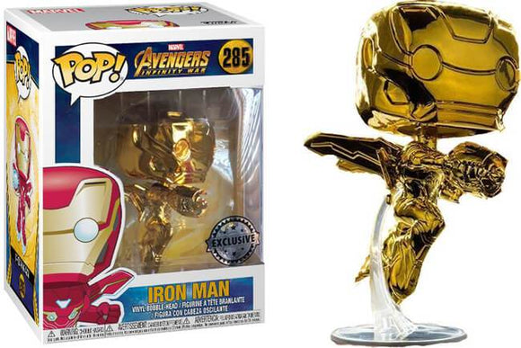 Avengers Infinity War Funko Pop! Iron Man (Gold Chrome) #285