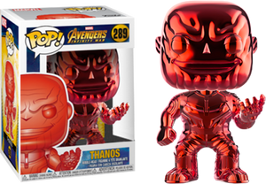 Avengers Infinity War Funko Pop! Thanos (Red Chrome) #289