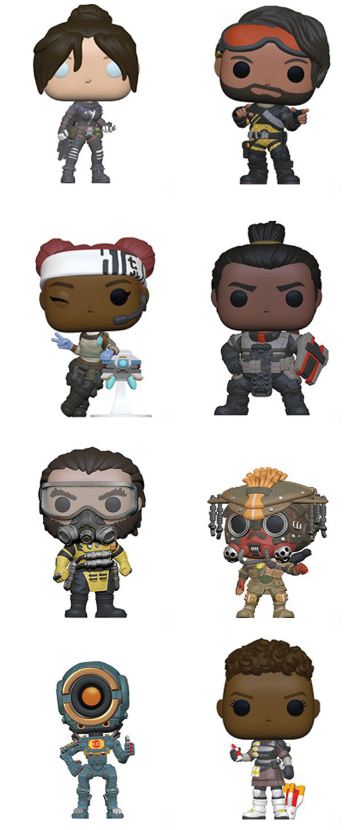 Apex Legends Funko Pop! Complete Set of 8 (Pre-Order)