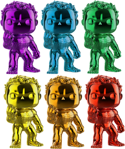 Avengers Endgame Funko Pop! Complete Set of Chrome Hulk (Pre-Order)