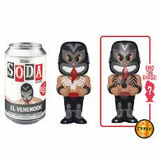 Marvel Luchadores Venom Vinyl Soda